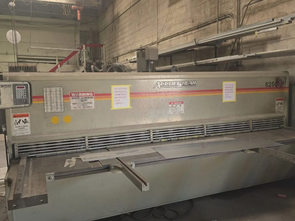 Used 2008 ACCURSHEAR 625012 Power Squaring Shears (Inch) Georgia US | The Equipment Hub #1303807