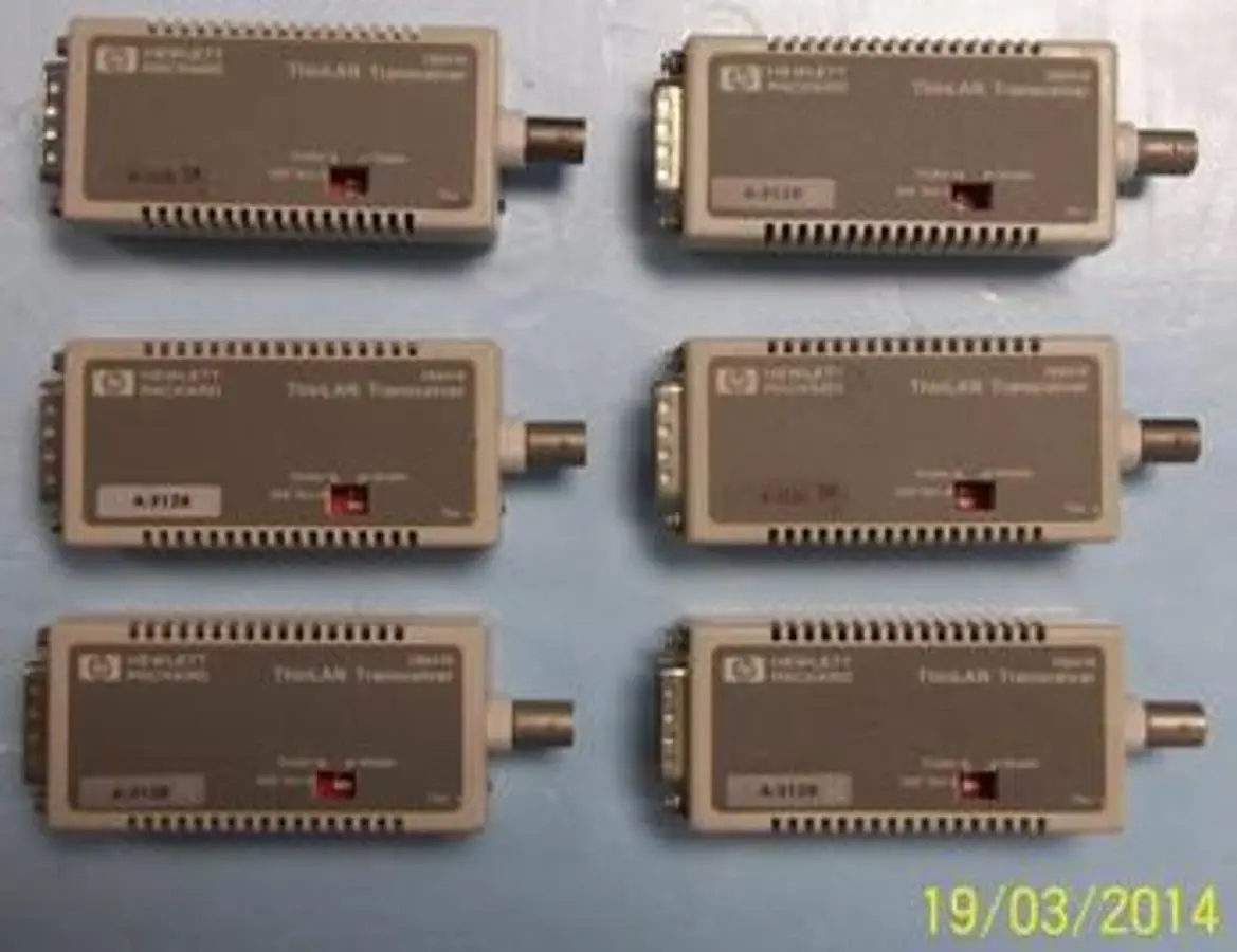 QTY. 6. HEWLETT PACKARD 28641B THIN LAN TRANSCEIVE...