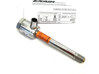 USED EXAIR STAINLESS STEEL VORTEX TUBE 15 SCFM/425 SLPM