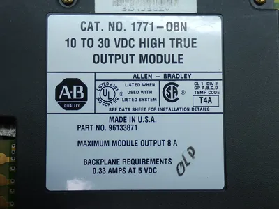 Used ALLENBRADLEY 1771OBN PLC Input & Output Ohio US | HGR 24 #1095281