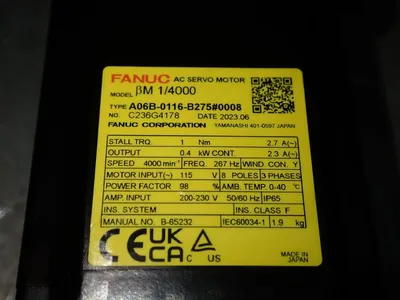 NEW FANUC A06B0116B275#0008