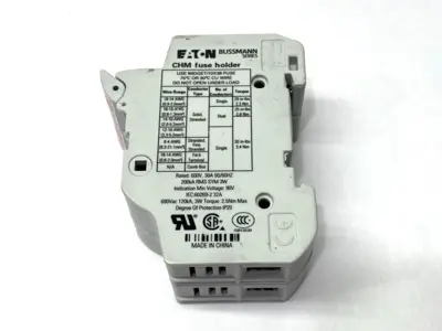 USED EATON BUSSMANN MODULAR FUSE HOLDER 2-POLE 600V 30A