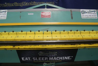 Used CHICAGO W37 Box & Pan Brakes including Finger California US | Sterling Machinery Exchange #1467009
