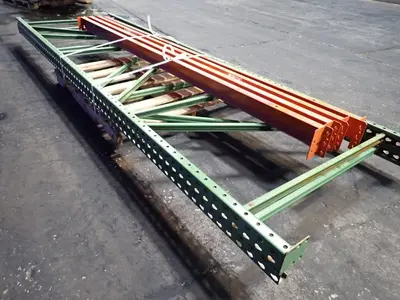 42" X 144" Pallet Racking Lot - Teardrop