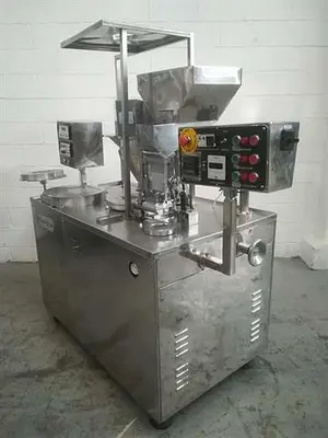 Pharmafill Model CF2 Stainless Steel Semiautomatic Filler