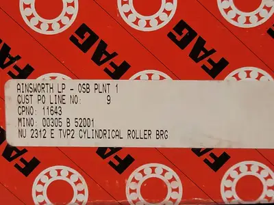 NEW FAG NU2312-E-TVP2