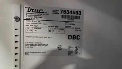 USED TRUE T-72F