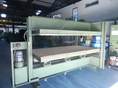 USED SCHUBERT HEATED PANEL PRESS 45 TON