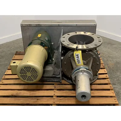 Used 10" Stainless Steel Flo-Tronics Rotary Airlock Feeder Valve