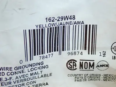 New | in-Stock LEVITON 16229W48 Connector Accessories | HGR 24 #754169