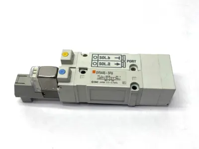 Used SMC Pneumatic Solenoid Valve 5-Port 24VDC Solenoid Valves Michigan US | Maverick Industrial Sales #1401366