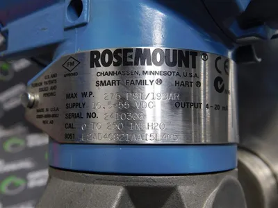 Rosemount 3051L2AD4GS21AAI4L4M5 Flange-Mounted Liquid Level Transmitter Used