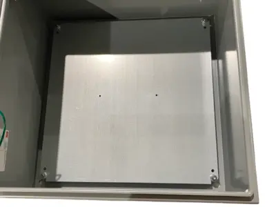 New | in-Stock Hoffman Single Door Enclosure, Gray Steel, 20 x 20 10", 37459 Electrical Boxes Michigan US | Maverick Industrial Sales #1441653