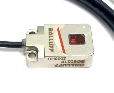BOS021P, BOS R01E-PS-KE20-02 | Balluff BOS021P Cubical Through-Beam Photoelectric Sensor BOS R01E-PS-KE20-02 - New