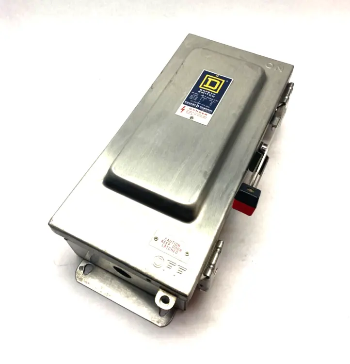 Used SQUARE D STAINLESS STEEL HEAVY DUTY SAFETY SWITCH SERIES E1 600V 60A Relays & Switches | Maverick Industrial Sales #1112934
