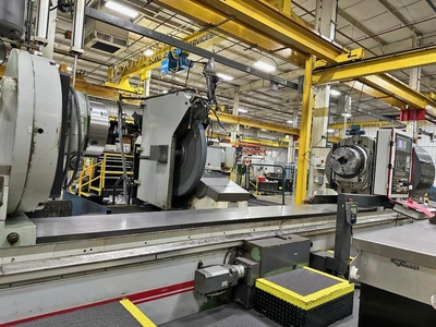 AZ spa Model CG 650/2 CNC 6,400mm Semi-Automatic Crankshaft Grinder
