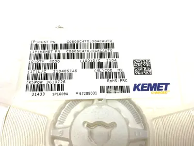New | in-Stock Kemet C0805C470J5GACAUTO Capacitors Michigan US | Maverick Industrial Sales #1486204
