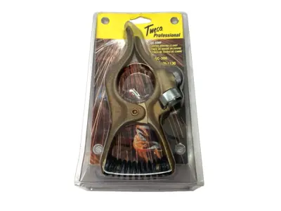 New | in-Stock Tweco Copper Ground Clamp 300A 1-1/2" Jaw Opening 8-1/2" Overall Length Welding Machinery (Other) Michigan US | Maverick Industrial Sales #1391906