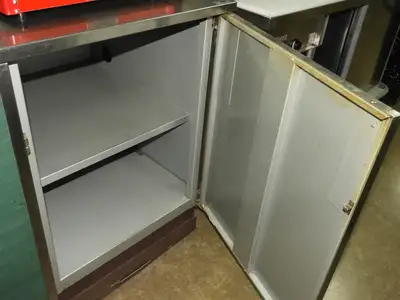 Used Falcon Restaurant Supply Used 3 Door Green Storage Cabinet Cabinets Illinois US | Falcon Restaurant Supply #1376500