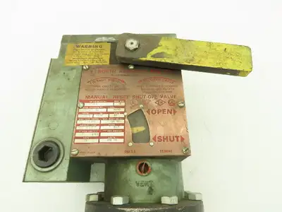 North American Manufacturing 1520G-1 Gas Valve 1" NPT 120V Actuator Manual Reset
