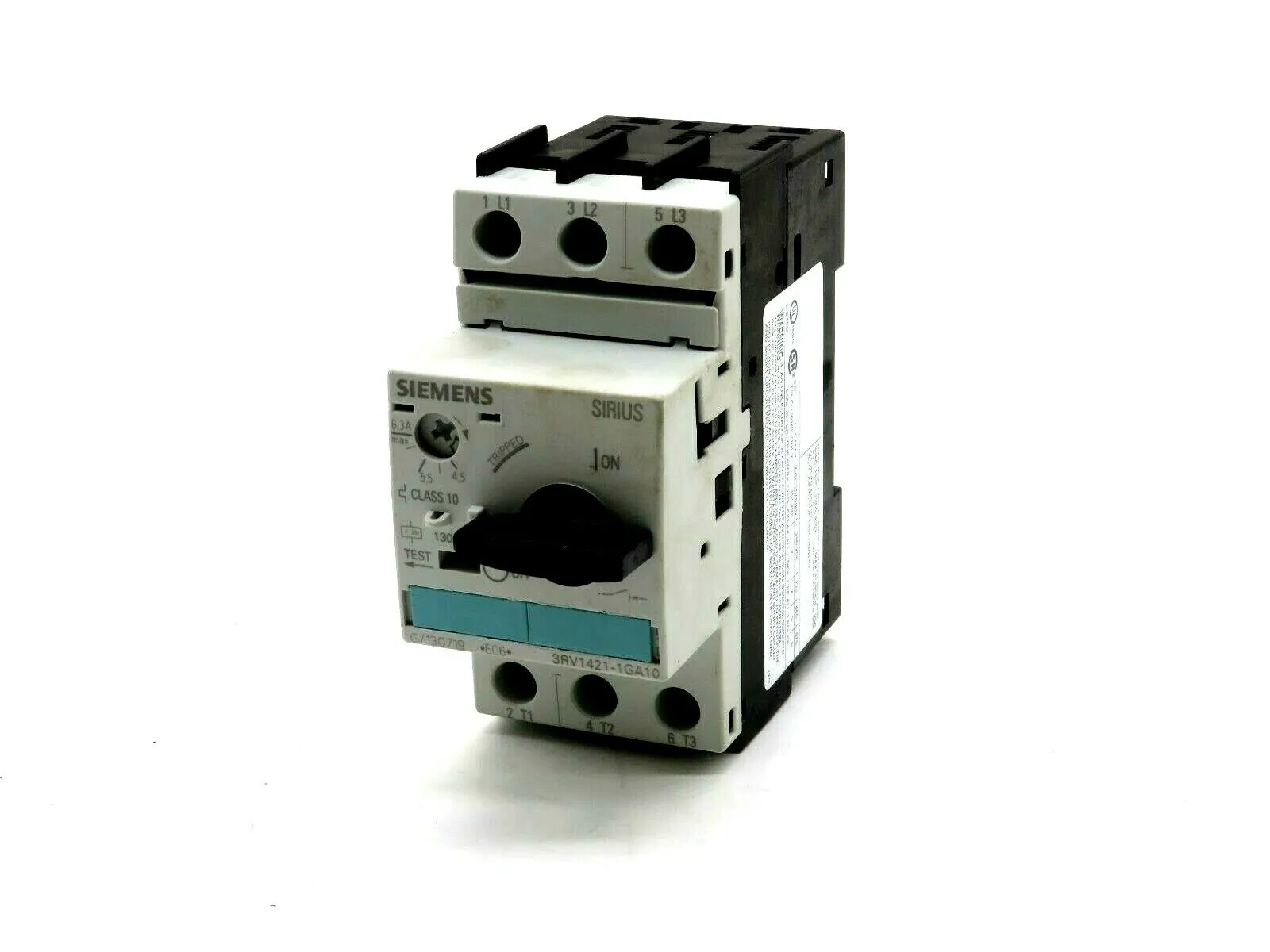 USED SIEMEMS 3RV1421-1GA10 CIRCUIT BREAKER 3RV14211GA10