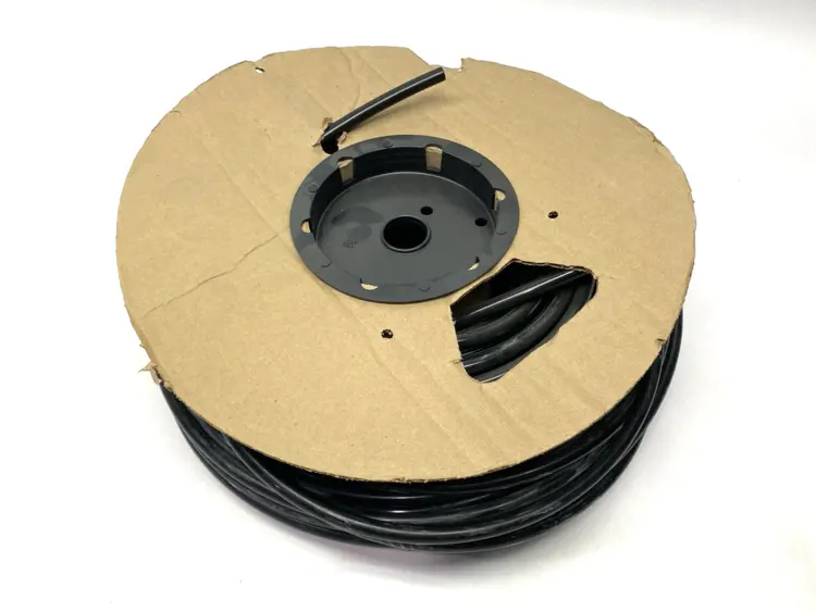 Used PARKER BLACK NYLON TUBING .275" ID 3/8" OD SHELFWARE LOT OF 180' Hoses | Maverick Industrial Sales #1100838