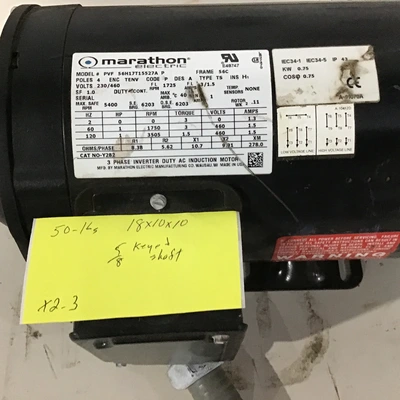 Marathon PVF 56H17T15527A P 3 Phase Inverter AC Induction Motor 5/8/” Keyed Shaft