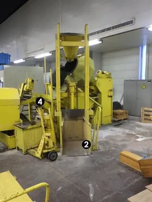 USED ROSLER ROTOFINISH DEBURRING/WASHING/DRYING