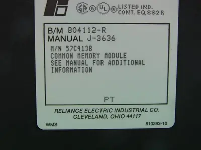 USED RELIANCE ELECTRIC 57C413B