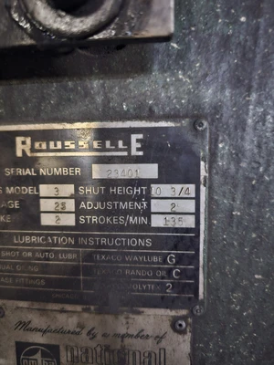 ROUSSELLE ROUSSELLE #3 Punch Presses | Punch Press and Shear (2)