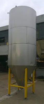SPC9199  Tank 2000 gallon vertical tank, Stainless Steel, 20 PSI jacket, conical