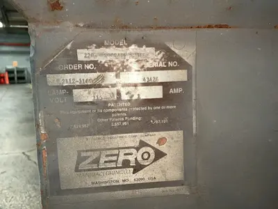 Used ZERO MANUFACTURING 220900R&DF 3PD Blast Room (Manual Booth) Ohio US | HGR 24 #1452470