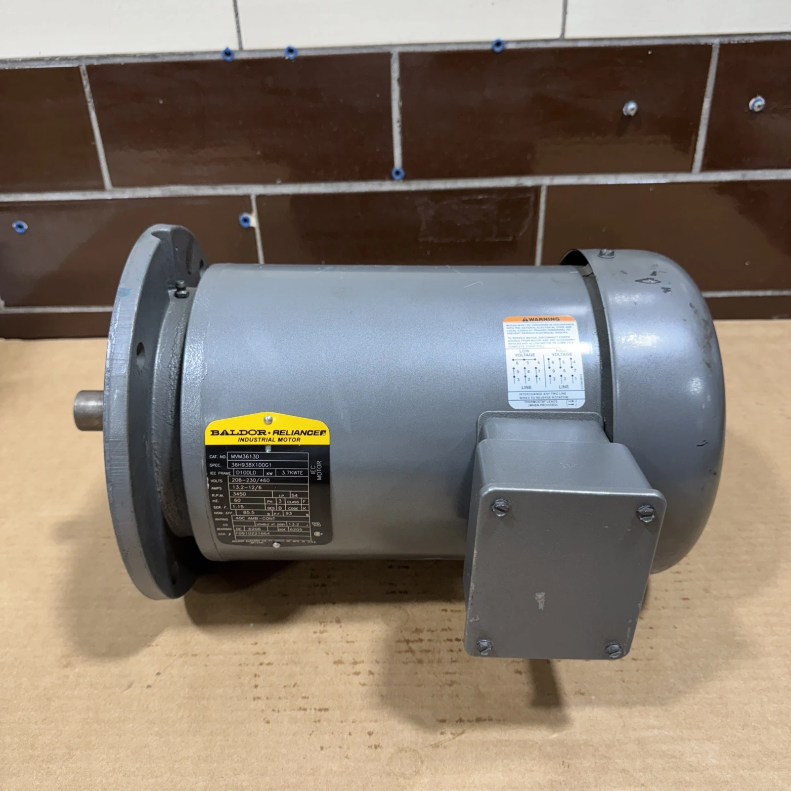 NEW Baldor MVM3613D