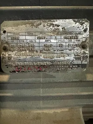 USED RELIANCE VARIABLE SPEED