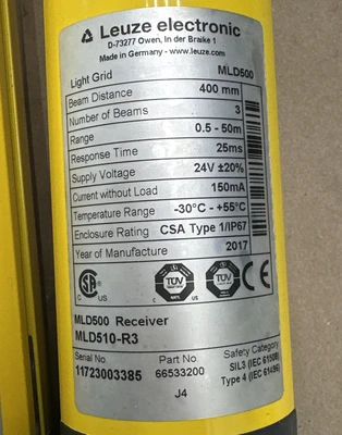 USED Leuze 66501200 + 66533200