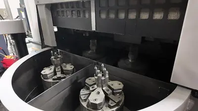 Used 2007 KITAKO VT4-350 4 SPINDLE VERTICAAL TURNING CENTER CNC Lathes | Harbor Machinery Inc. #1283409
