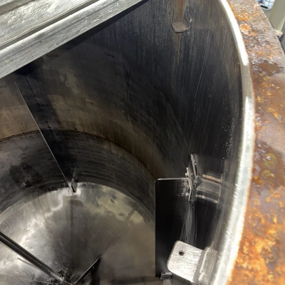 8,000L Stainless Steel Paddle Mix Tank – 7.5 kW