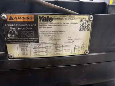 2016 YALE GLC080VXNTSE092 Forklifts | Envoy Equipment LLC (2)