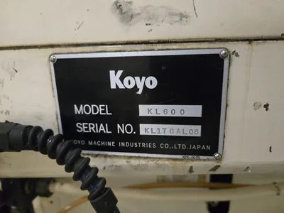 Koyo KL-600 Rough Surface Grinding Machine