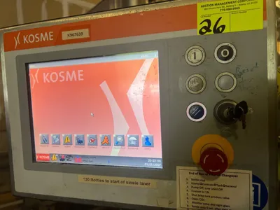 USED KOSME Glass Carbonated Bottling Line