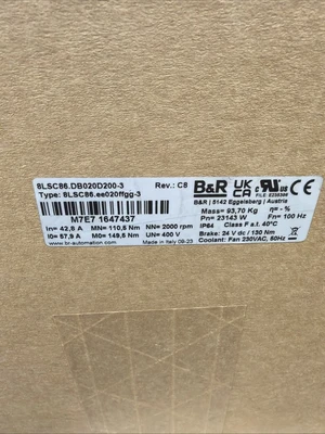 New | in-Stock B&R Automation 8LSC86.DB020D200-3 Servo Motors Indiana US | J&J Industrial Supply #1000610
