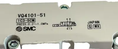 NEW SMC VQ4101-51 SOLENOID VALVE W/VQ4101-51-03T VQ410151