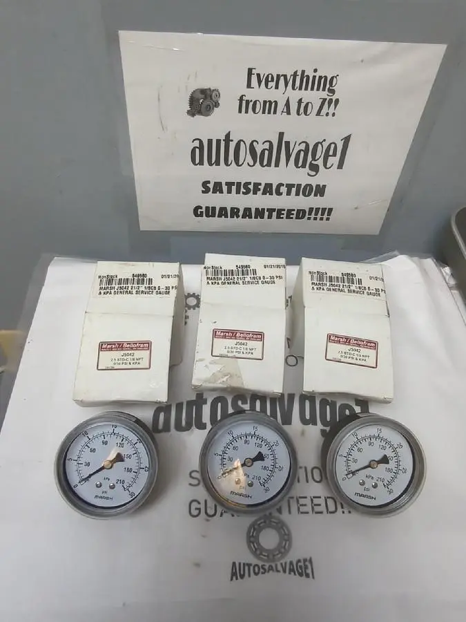 New | in-Stock MARSH J5042 Universal Pressure Meters Ohio US | Surplus Asset Holdings #1240580