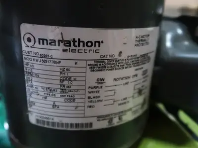 USED MARATHON ELECTRIC KWJ56S17T604F