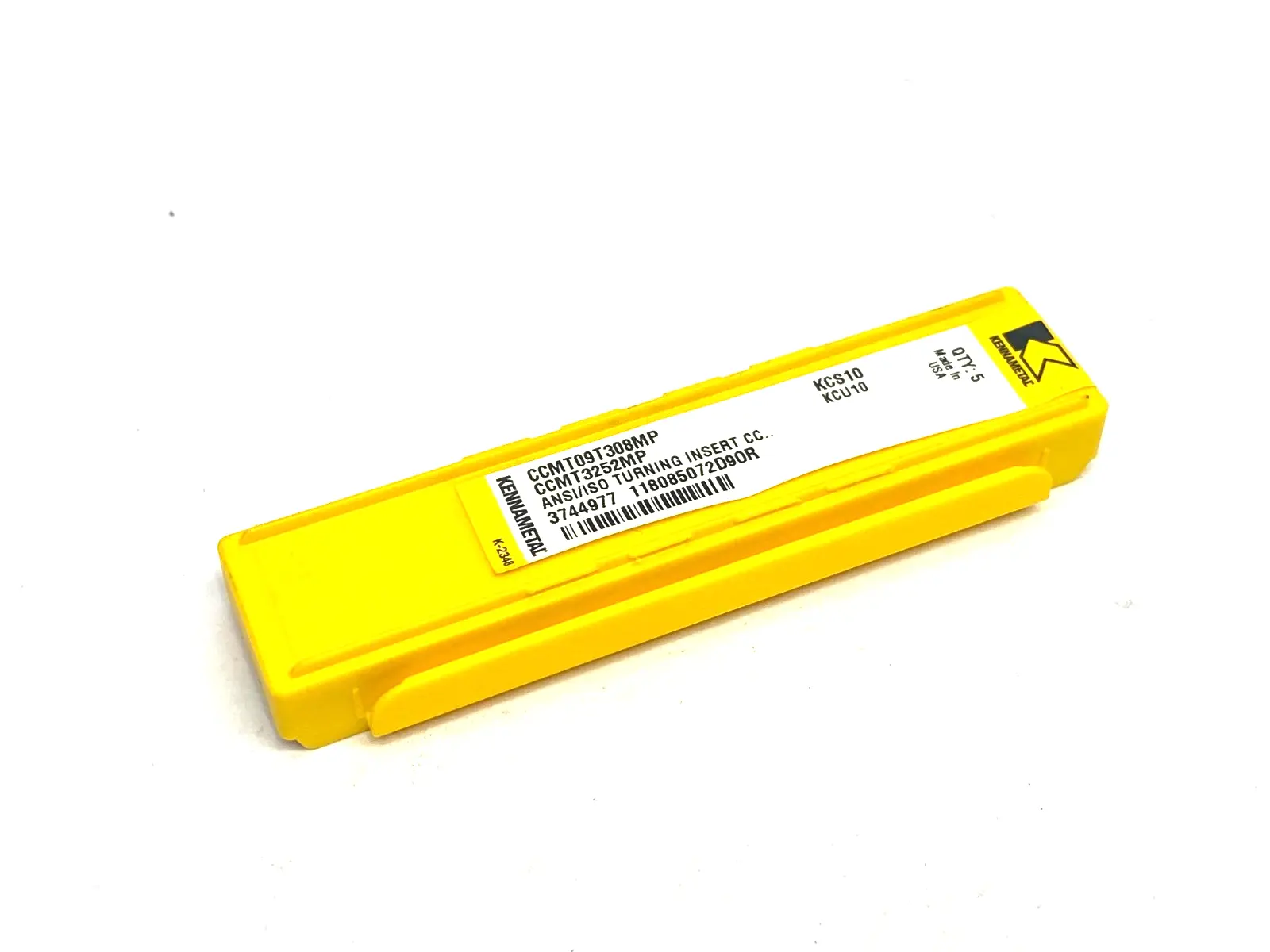 NEW KENNAMETAL SCREW-ON POSITIVE INSERT CCMT09T308MP