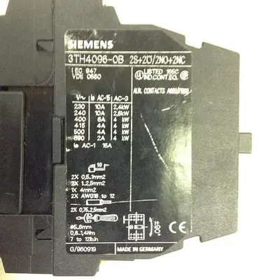 USED SIEMENS 3TH4096-0B