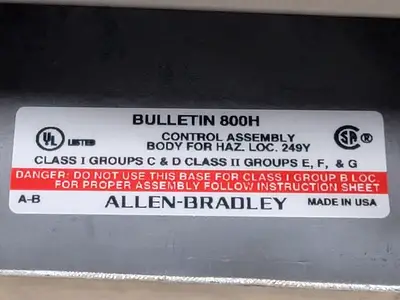 USED ALLEN-BRADLEY 800H-1HVX7