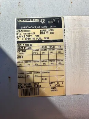 Used MTU 16V4000G43 Diesel Generators Texas US | Oil The Woodlands Group #1501424