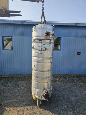 Used 600 Gallon Pressure Tank (Vessel), Carbon Steel, Insulated