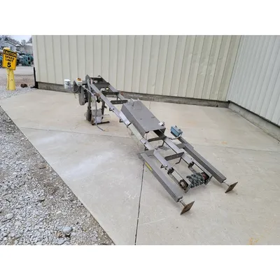 Used Smalley 11'-3" DG Vertical Bucket Lift Plastic Conveyor [PARTS]